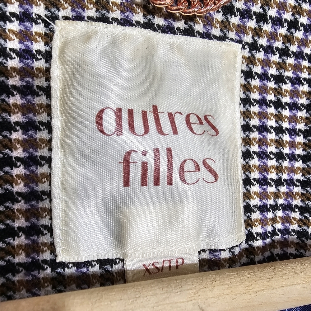 Autres Filles Houndstooth Jacket/Blazer - Picture 3 of 4